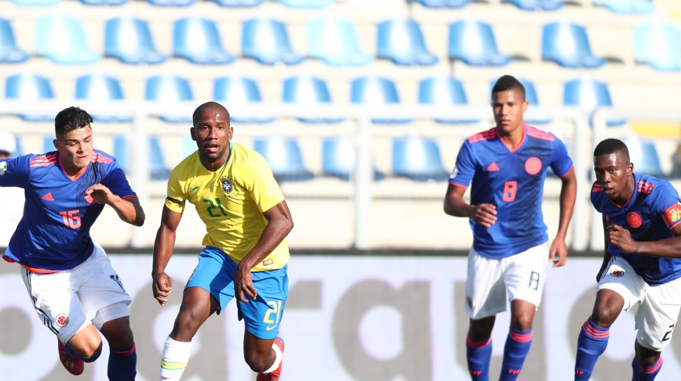 Brasil e Colômbia empatam pelo Sul-Americano Sub-20
