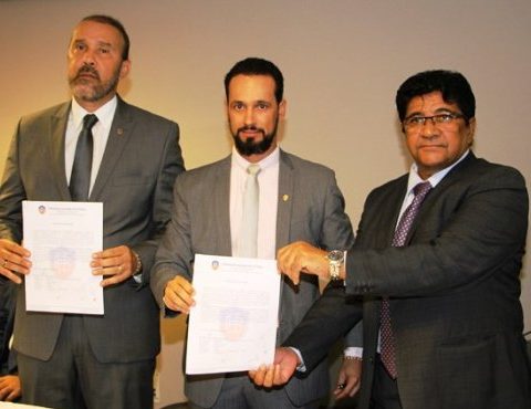 Imagem do post Ricardo Lima e Manfredo Lessa são empossados no comando da FBF