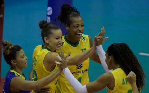 Imagem do post Vôlei feminino: Brasil encerra primeira semana com vitória sobre a Rússia