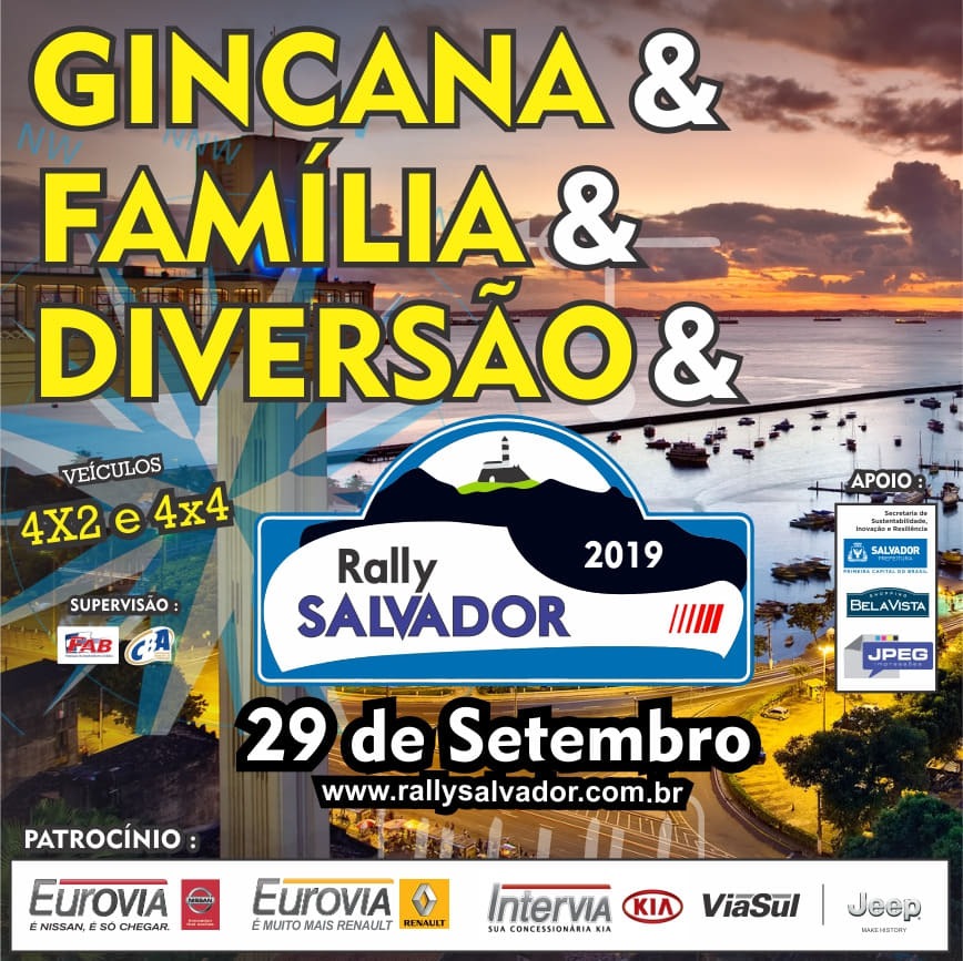 Reta final para inscrições no Rally Salvador 2019
