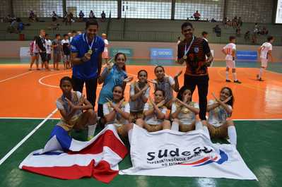 Futsal feminino da Bahia conquista título inédito na etapa Nordeste dos Jogos Escolares da Juventude