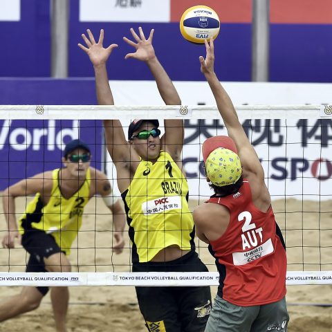Imagem do post André e George avançam para a terceira fase do Pré-Olímpico de vôlei de praia