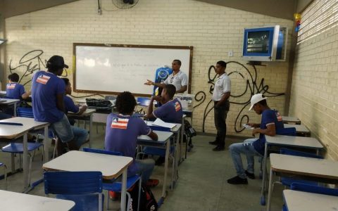 Imagem do post Escola Municipal Julieta Calmon recebe a equipe de colaboradores do Projeto Pedal