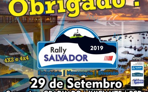 Imagem do post Organizadores comemoram sucesso do Rally Salvador 2019