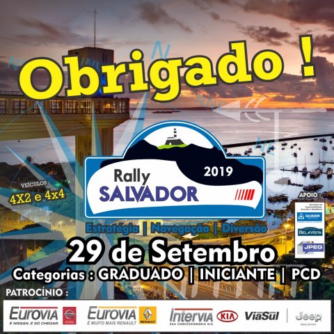 Imagem do post Organizadores comemoram sucesso do Rally Salvador 2019