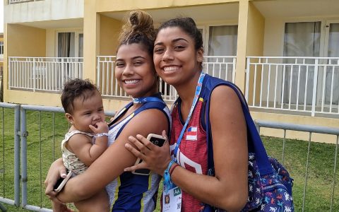Imagem do post Atleta Herói: jogadora do vôlei conta com reforço da filha bebê nos JUBs