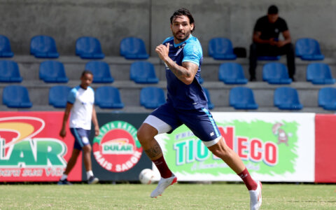 Imagem do post Bahia finaliza mais um dia de treinamento; Patrick e Marco Antônio seguem na transição