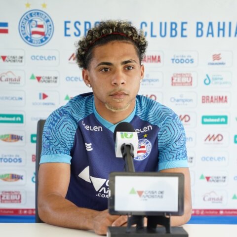 Imagem do post “Sempre dou meu máximo dentro de campo”, diz Jacaré  ao falar da vontade de ser titular no Bahia