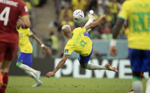 Imagem do post Richarlison decide e Brasil inicia Copa com vitória sobre a Sérvia
