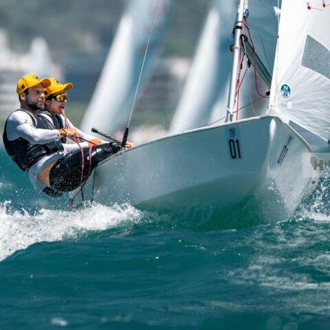 Imagem do post Dupla baiana Juliana Duque e Rafael Martins vai disputar campeonato no Chile em busca de garantir vaga para a vela brasileira no Pan-Americano