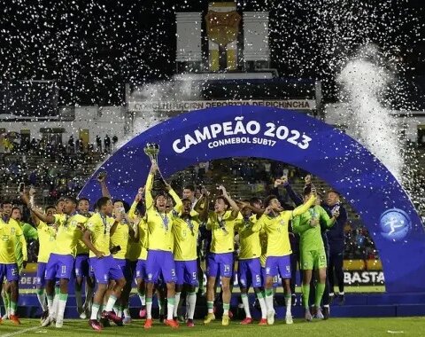 Imagem do post Seleção brasileira sub-17 conquista 13º título Sul-Americano