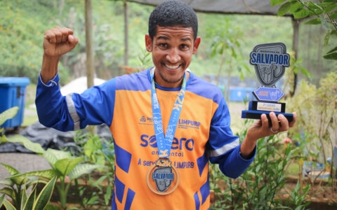 Imagem do post Gari Atleta: Agente de limpeza da capital baiana garante 2º lugar na Maratona Salvador