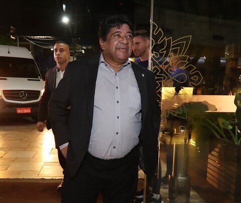 Imagem do post Presidente da CBF, Ednaldo Rodrigues, chega à concentração da Seleção Brasileira Masculina em Belém