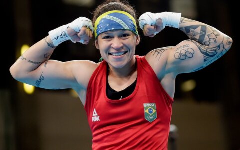 Imagem do post Pan: Bia Ferreira aplica nocaute, garante bronze e vaga em Paris 2024