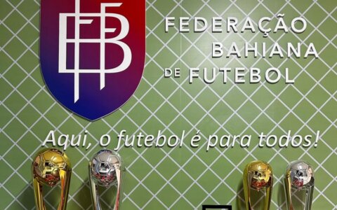 Imagem do post FBF apresenta troféus do Baianão Sub-15 e Sub-17 de 2023