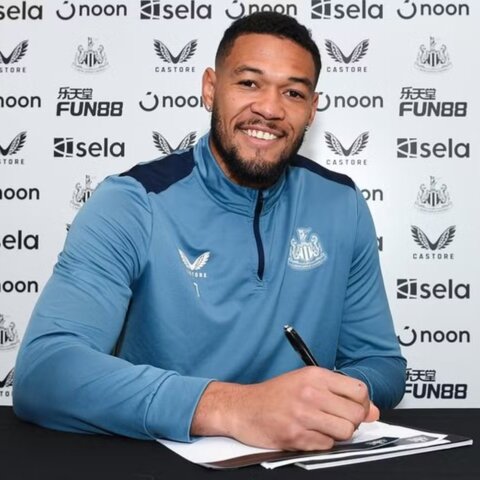Imagem do post Joelinton renova contrato com o Newcastle até 2029