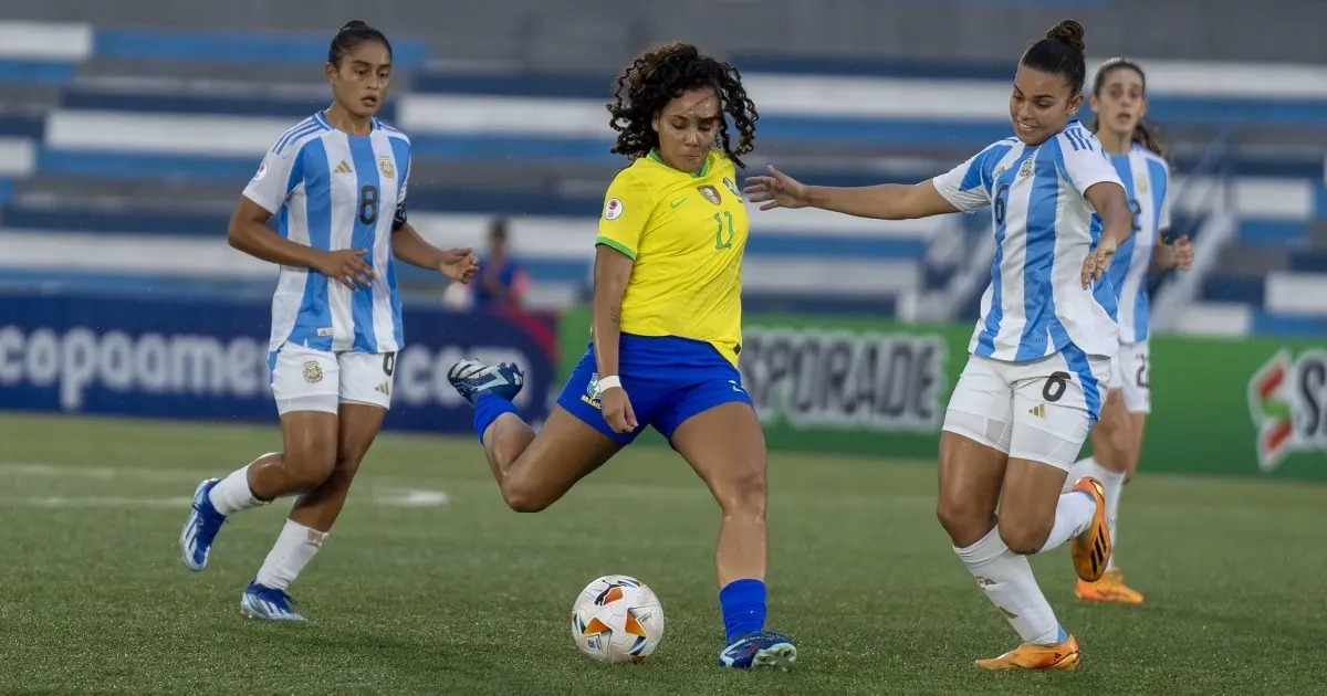 Seleção feminina Sub-20 vence a Argentina na estreia do hexagonal final do Sul-Americano