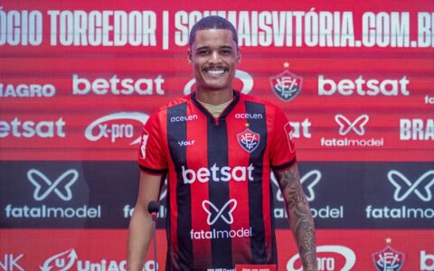 Imagem do post Janderson é apresentado e fala em marcar gols pelo Vitória