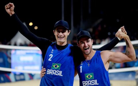Imagem do post Vôlei de Praia: André e George se garantem nos Jogos de Paris