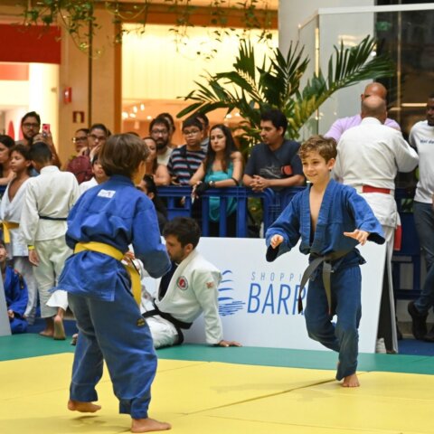 Imagem do post Shopping Barra recebe 2ª etapa do Circuito Kids Judô neste final de semana