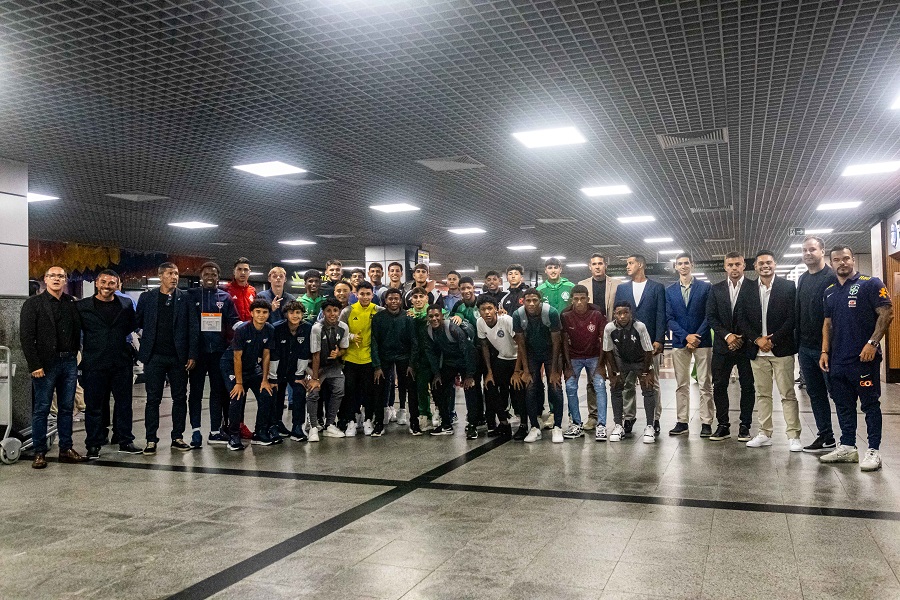 Seleção Brasileira Sub-15 desembarca em Salvador para preparação visando a Copa 2 de Julho