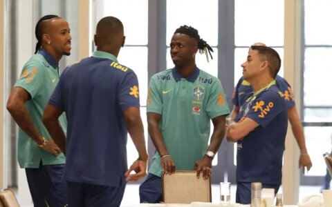 Imagem do post Vini Jr, Militão e Rodrygo se apresentam à seleção brasileira nos EUA