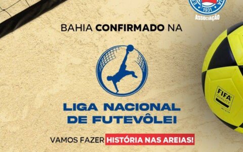 Imagem do post Bahia irá disputar pela primeira vez a Liga Nacional de Futevôlei