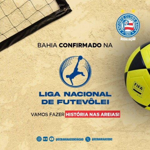Imagem do post Bahia irá disputar pela primeira vez a Liga Nacional de Futevôlei
