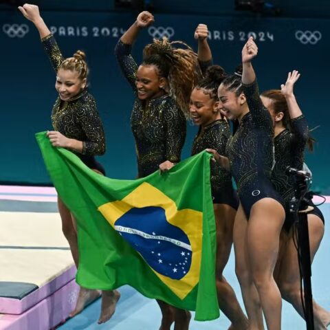 Imagem do post Brasil é bronze por equipes na ginástica nas Olimpíadas 2024
