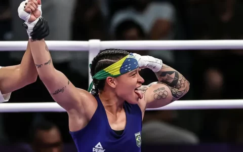Imagem do post Baiana Bia Ferreira avança em Paris 2024 e faz história no boxe