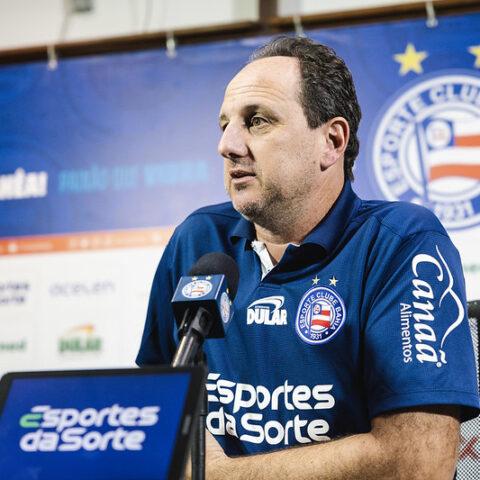 Imagem do post Rogério Ceni completa um ano de Bahia; veja números do treinador