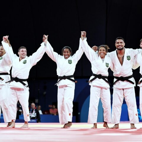 Imagem do post Brasil vence Itália, conquista o bronze por equipes e termina os Jogos Olímpicos com quatro medalhas no judô