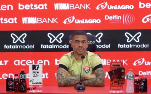 Imagem do post Lucas Esteves pede apoio da torcida e projeta partida diante do Vasco