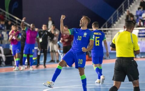 Imagem do post Brasil se classifica para oitavas da Copa do Mundo de futsal