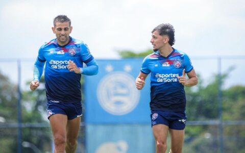Imagem do post Com Biel no processo de transição, Bahia realiza mais um dia de treinamento