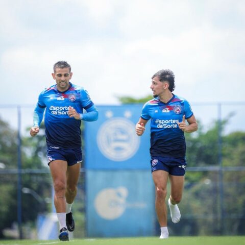 Imagem do post Com Biel no processo de transição, Bahia realiza mais um dia de treinamento