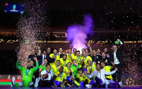 Imagem do post Futsal: Presidente da CBF parabeniza hexacampeões