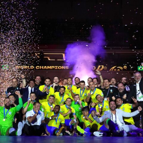 Imagem do post Futsal: Presidente da CBF parabeniza hexacampeões