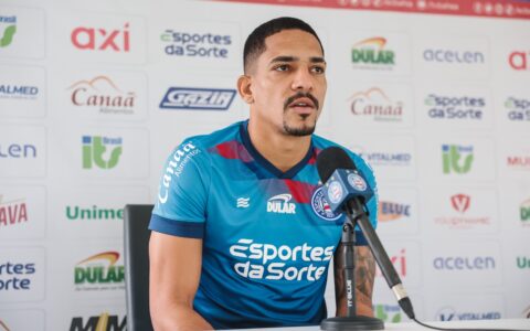 Imagem do post Gilberto fala sobre tempo sem jogar e se diz preparado para ser titular contra o Cruzeiro