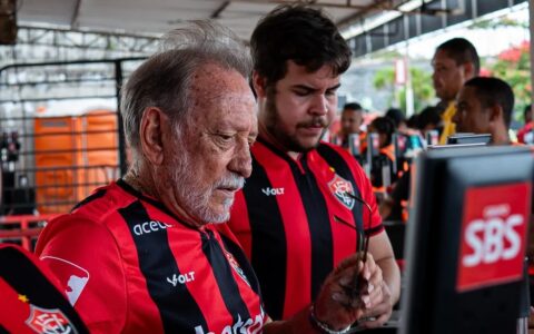 Imagem do post Torcida do Vitória aprova reconhecimento facial no Barradão, diz pesquisa