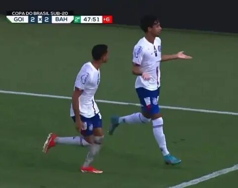 Imagem do post Bahia larga na frente na Copa do Brasil Sub-20