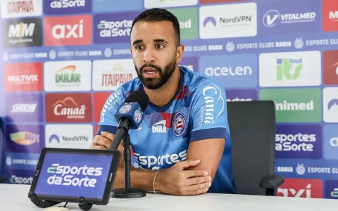 Imagem do post “Sabemos que estamos devendo”, diz Caio Alexandre sobre momento do Bahia na Série A