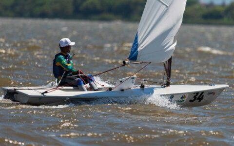 Imagem do post Baiano Magno Souto representa Brasil na competição Centro Sul-americana de Vela, no Peru