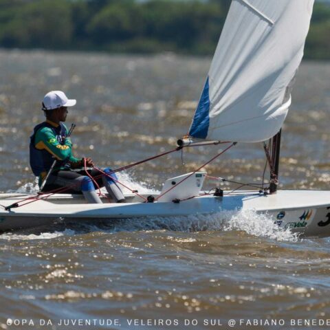 Baiano Magno Souto representa Brasil na competição Centro Sul-americana de Vela, no Peru