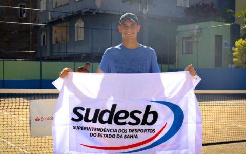 Imagem do post Tenistas baianos apoiados pela Sudesb disputam torneio nacional infantojuvenil em Salvador