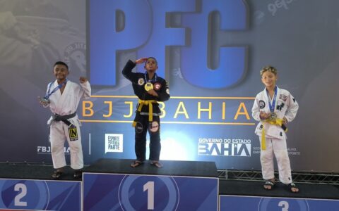 Imagem do post Promessa do Jiu-Jitsu baiano viaja com apoio da Sudesb para o Campeonato Brasileiro Kids 2025