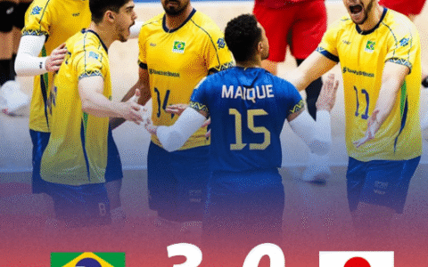Imagem do artigo Classificado! Seleção Brasileira vence o Japão e avança às finais da VNL