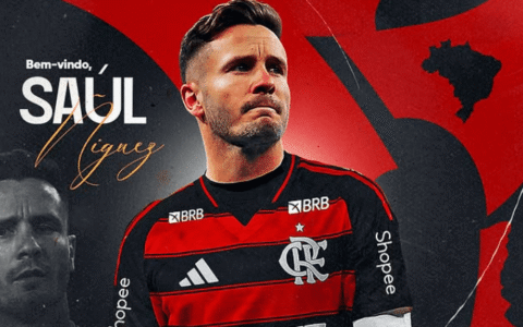 Imagem do artigo Flamengo anuncia Saúl Ñíguez: meia espanhol chega ao Rubro-Negro em meio a reviravolta e polêmicas
