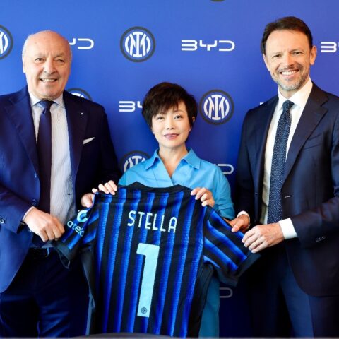 Imagem do artigo BYD e Inter de Milão fecham parceria global para revolucionar futebol e mobilidade elétrica