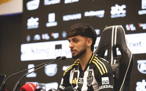Imagem do artigo Biel cita rusga com Rogério Ceni e projeta mais minutagem em sua chega ao Atlético-MG